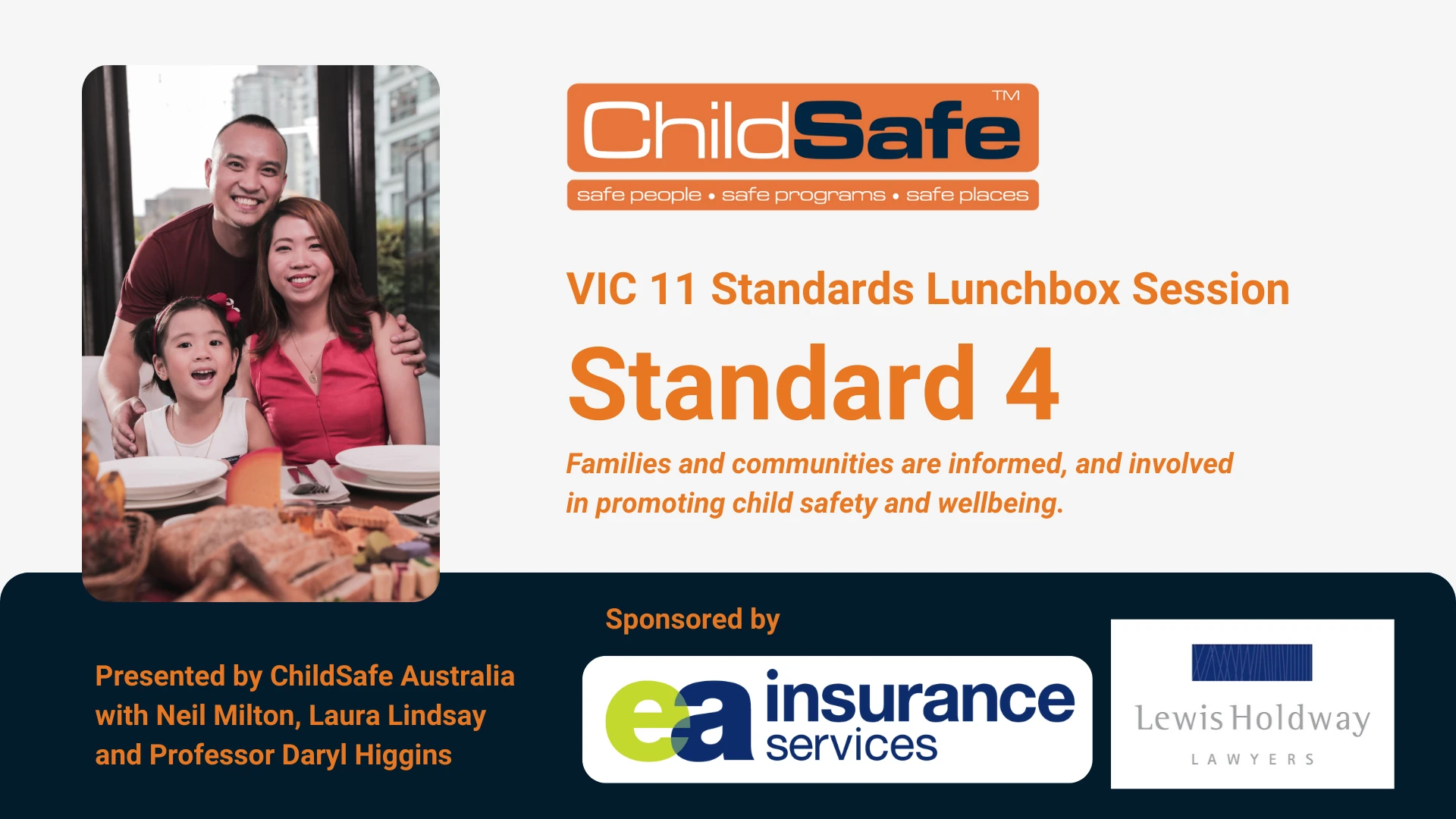Standard 4 VIC Child Safety standards 1hr webinar (Nat Principle 3) ChildSafe Australia