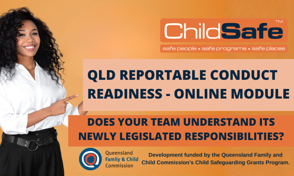 qld reportable conduct online course